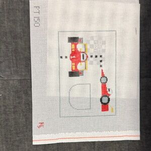 Racing Car Needlepoint Canvas